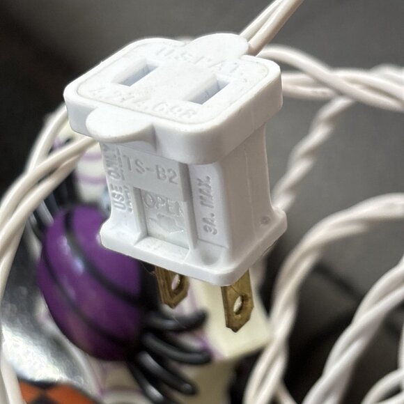 Spider Blow Mold String Lights Halloween Party Decor Vintage 90s Tested Working - Picture 6 of 9